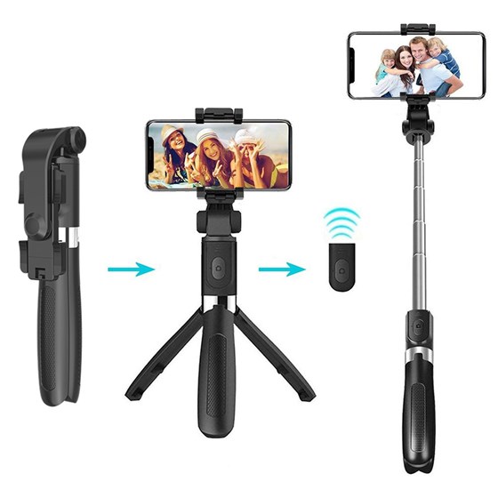 Selfie stick + tripod MEDIA-TECH MT5542, 2u1, Bluetooth, odvojivi daljinski upravljač
